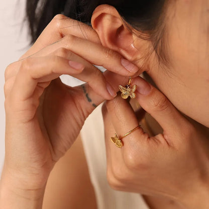 Vintage Butterfly Earring