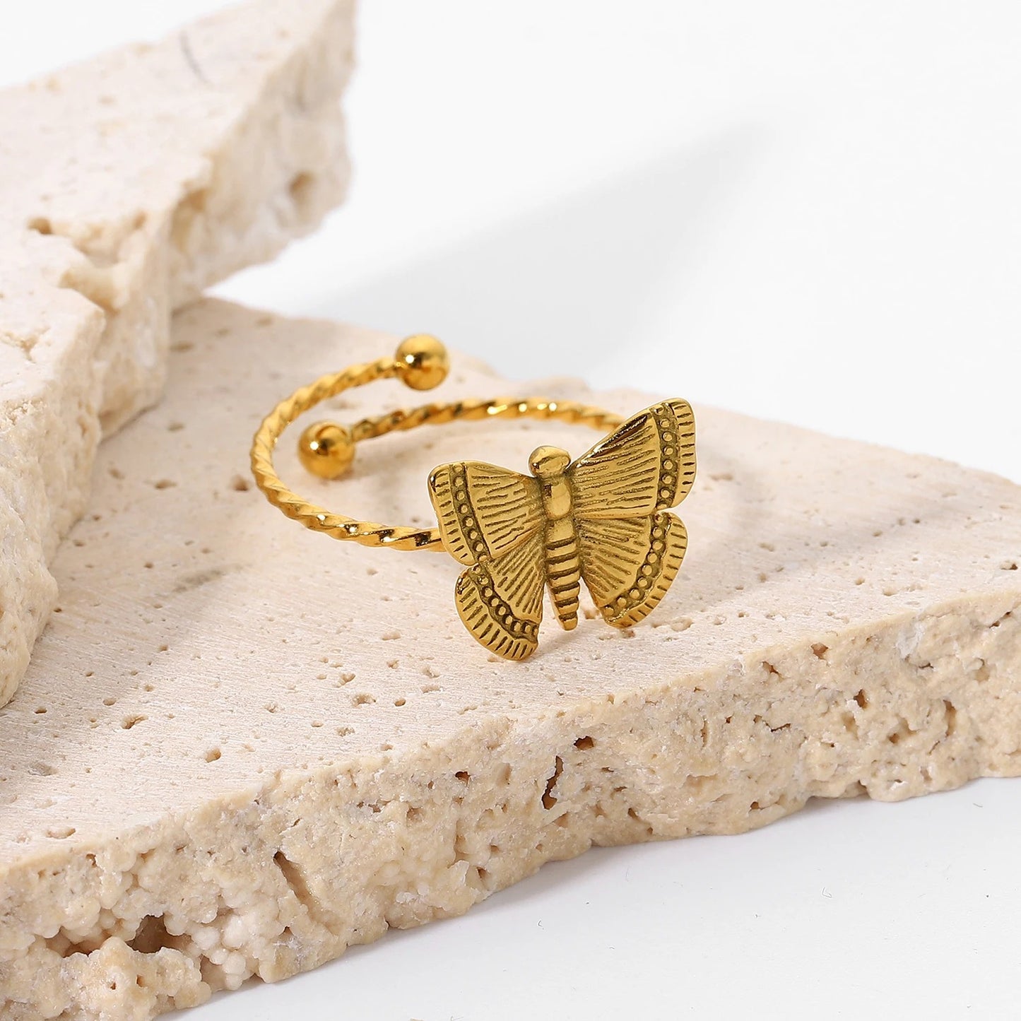 Vintage Butterfly Ring