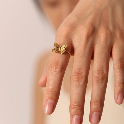 Vintage Butterfly Ring